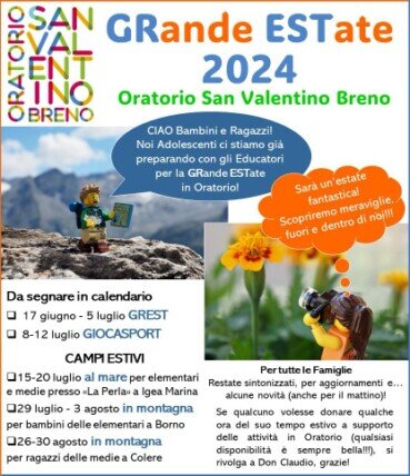 Grande estate 2024 Oratorio Breno