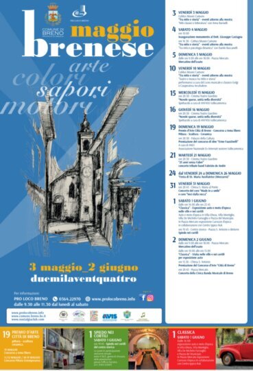 Tutti gli eventi del maggio